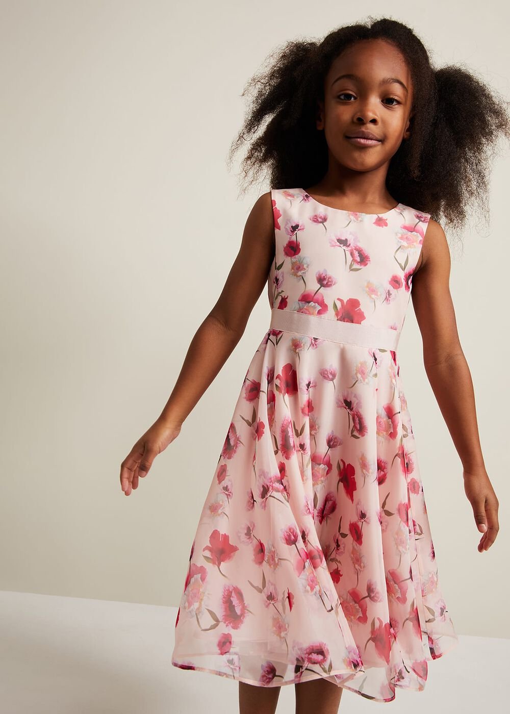 Mirabel Floral Fit And Flare Dress - Multi-Coloured