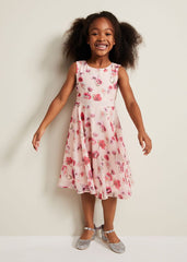 Mirabel Floral Fit And Flare Dress - Multi-Coloured