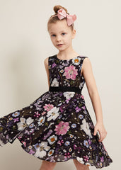 Remy Floral Shimmer Dress - Multi-Coloured
