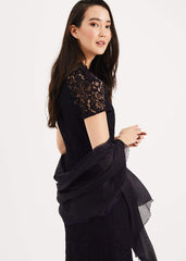 Verity Shawl - Navy