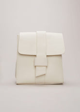 Leather Backpack - Ivory