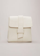 Leather Backpack - Ivory