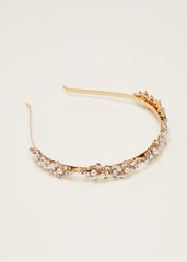 Pearl Headband - Gold