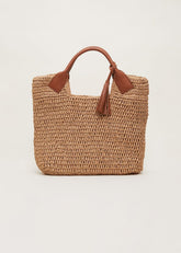 Raffia Shopper Bag - Natural
