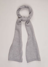 Grey Sparkly Scarf - Pale Grey