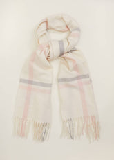 Sollie Check Scarf - Ivory