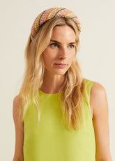 Raffia Headband - Multi-Coloured
