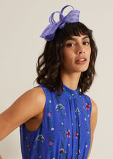 Twist Bow Headband - Blue