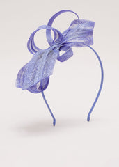 Twist Bow Headband - Blue