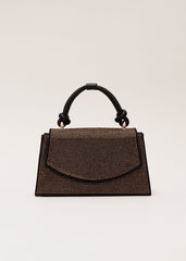 Gold Embellished Mini Tote - Gold