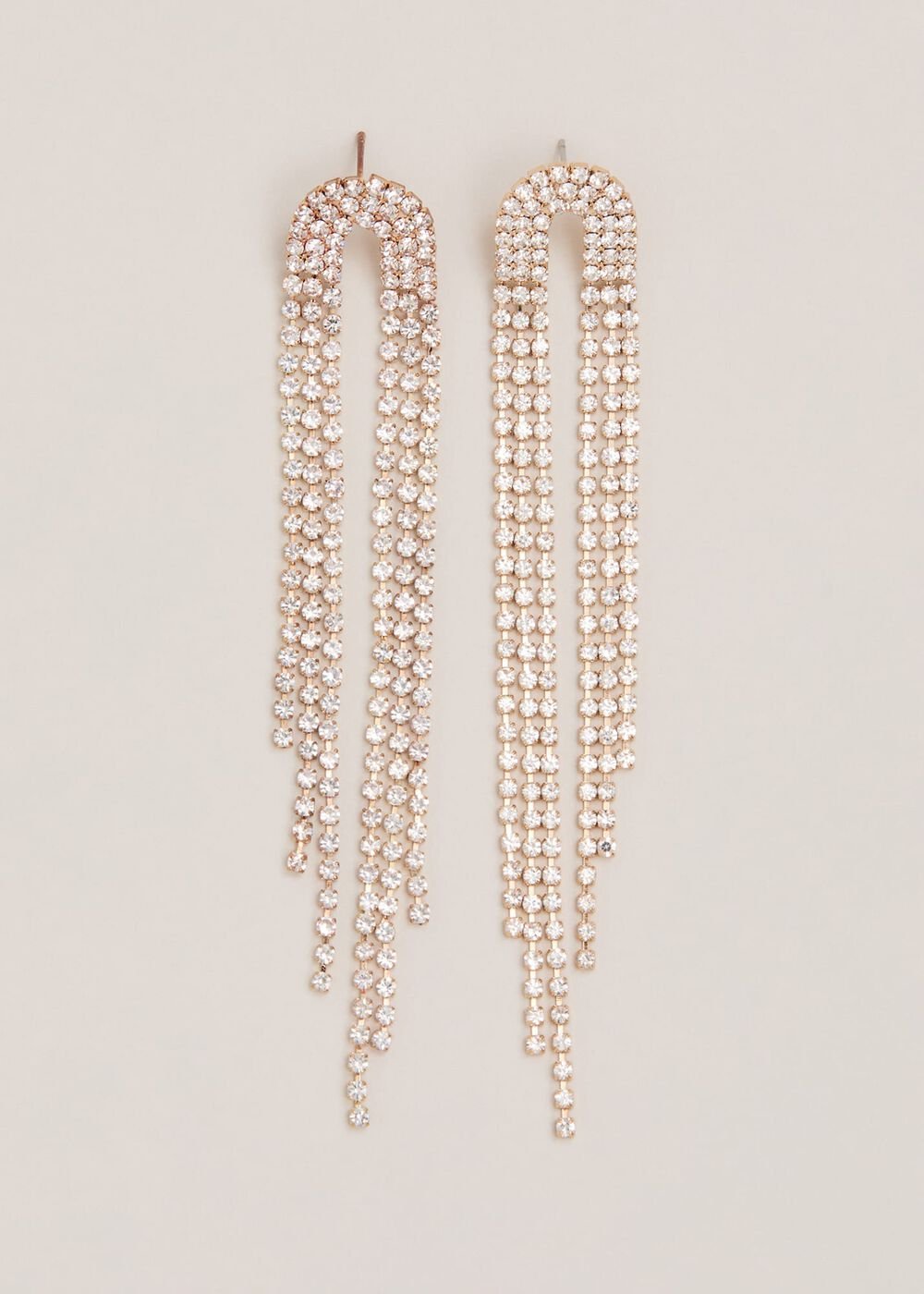 Graduated Sparkle Earring - Gold