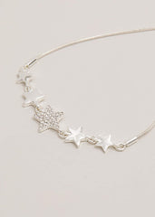 Silver Plated Star Extender Bracelet - Silver