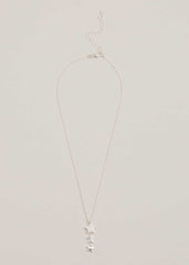 Silver Plated Star Necklace - Silver