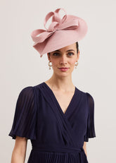 Antique Rose Plait Freeform Fascinator - Antique Rose
