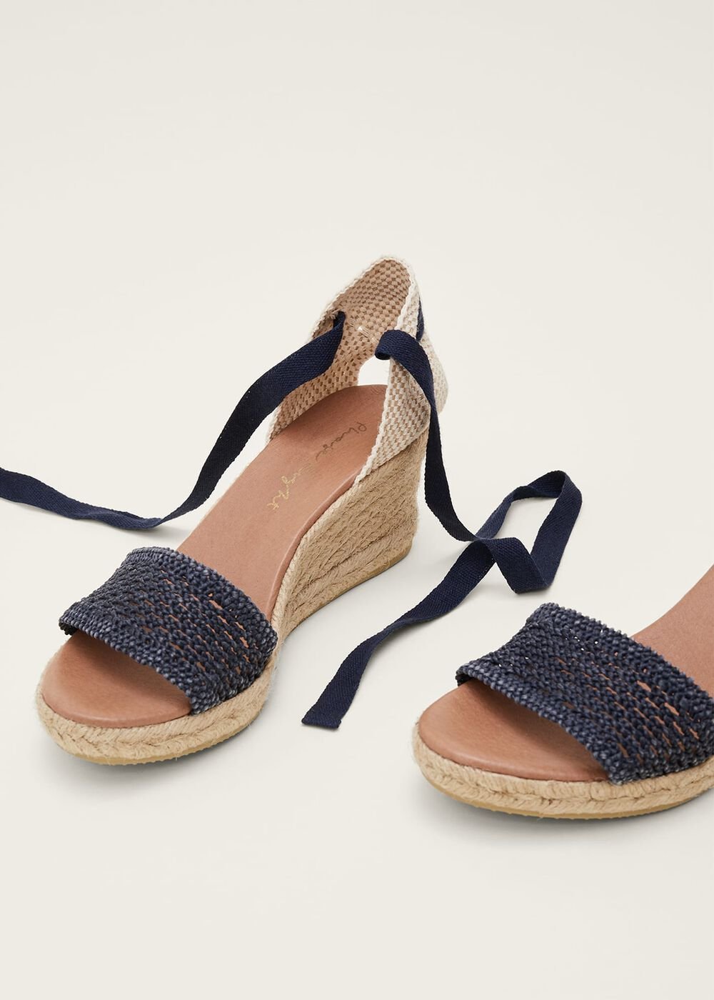 Weave Espadrille - Navy