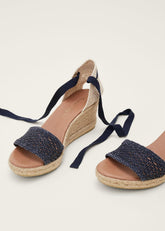 Weave Espadrille - Navy