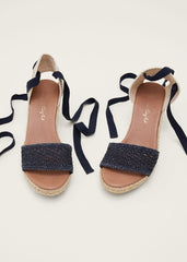 Weave Espadrille - Navy
