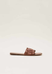 Woven Flat Sandal - Tan