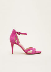 Cut Out Strappy Sandal - Magenta