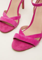 Cut Out Strappy Sandal - Magenta