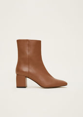Heeled Ankle Boots - Tan