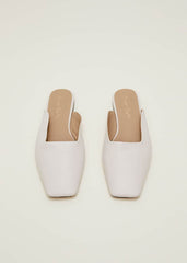 Slip On Mule Shoe - Ivory