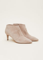Panelled Shoe Boots - Neutral