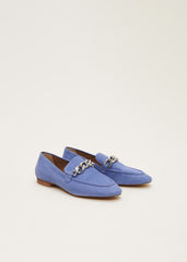 Chain Detail Loafer Shoe - Blue