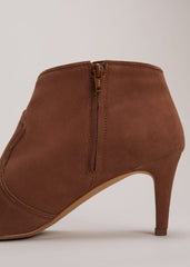 Brown Leather Boots - Tan