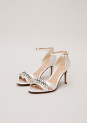 Embellished Sandals - Ivory