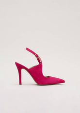 Cross Over Ankle Shoes - Pink