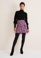 Dorothy Mini Skirt - Pink/Blue