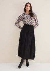 Laina Maxi Skirt - Black