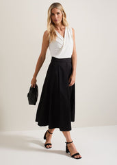 Trinity Pleated Skirt - Black