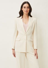 Cadie Suit Jacket - Pearl