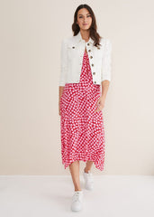 Lettie Denim Jacket - White