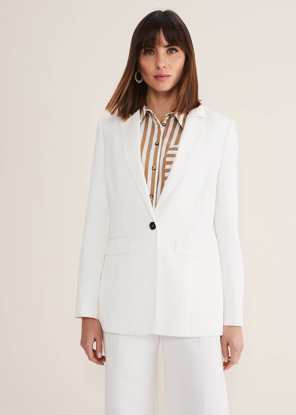 Bianca Blazer Coord - Ivory