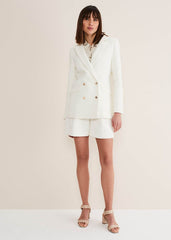 Auden Black Blazer - Cream