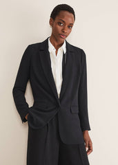 Opal Black Blazer - Black