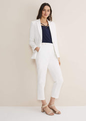 Ulrica Pink Blazer - White