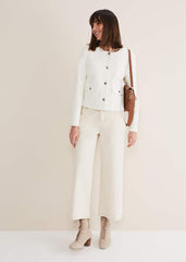 Ripley Tweed Jacket - Ivory