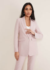 Petite Eira Fitted Blazer - Soft Pink