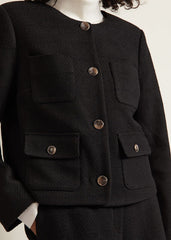 Ripley Boucle Jacket - Black