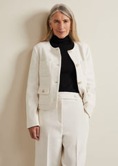 Ripley Boucle Jacket - Ivory
