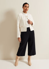 Petite Ripley Boucle Jacket - Ivory