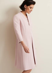 Daisy Tailored Coat - Pale Pink
