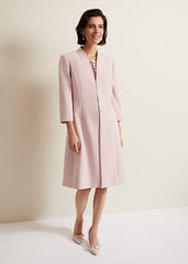 Daisy Tailored Coat - Pale Pink