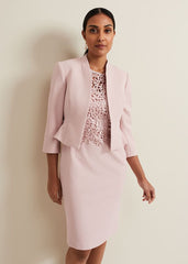 Petite Daisy Jacket - Pale Pink