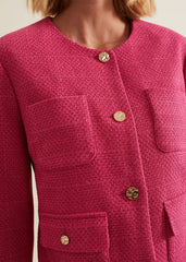 Ripley Pink Boucle Jacket - Pink