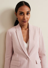 Petite Ulrica Fitted Jacket - Antique Rose
